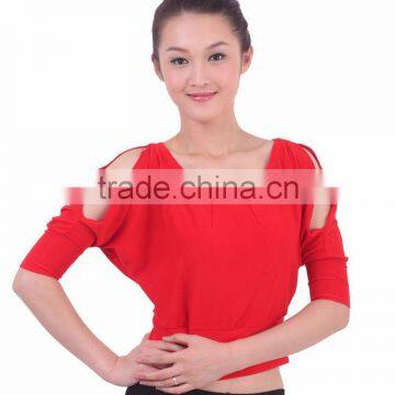 2016 High quality cheap women cotton red tribal belly dance tops dancing costume top for sale