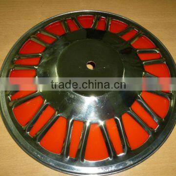 Wheel Show Cup with PVC & CP for Bajaj Auto Rickshaw Accessories