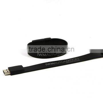 custom your logo waterproof usb bracelet for pomotional