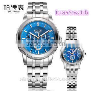 Factory price customized production vogue fashion couple quartz wristwatches