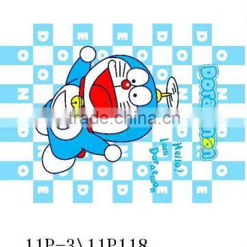 super soft doraemon print coral fleece fabric