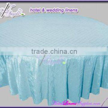90 Inch Round Pintuck Table Cloths for Round Banquet Tables photo-4
