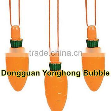 HD-104 carrot bubble bottle necklace