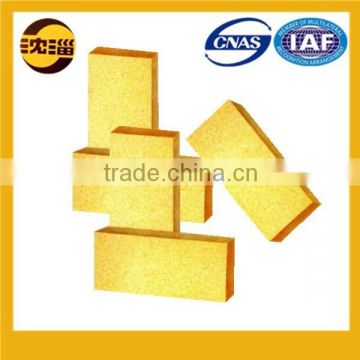 refractory brick for pizza oven low porosity lightweight yellow golden brick standard size of brick