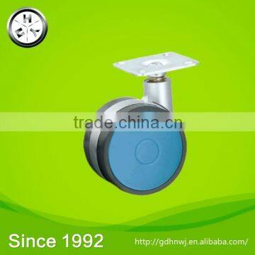 Over 20 Years Experience Swivel Top Plate Decorative Furniture Casters Without Brake