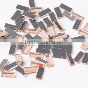 Machine Cut Glass Stones Rectangle Glass Stone for Iphone Case DIY Material photo-5