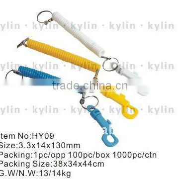 plastic flexibility keychain