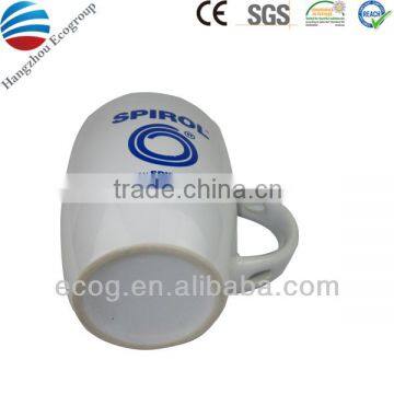 Wholesale cheap promotional white ceramic mug