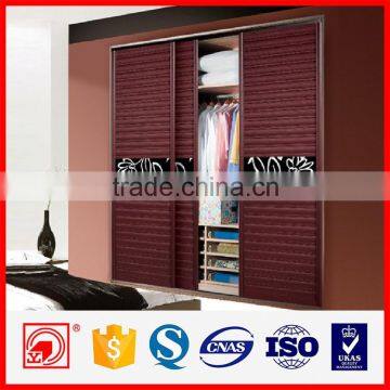 Wholesale price louvre wardrobe door