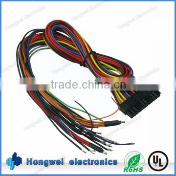 Molex 39039242 dual row 24pin 4.2mm pitch 5557 series to open with UL1007 22awg auto cable harness