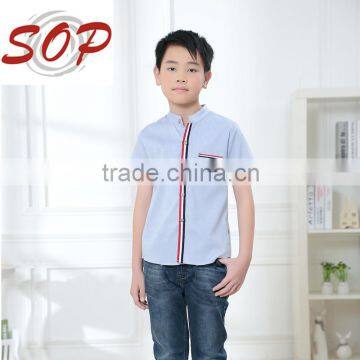 Wholsale boy kids clothing Chilren cotton shirts long sleeve fashion top boys fancy shirts