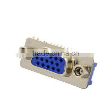 Professional Manufacturer of Slim D-SUB 15P Female Right Angle Dip Connector