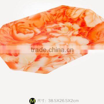 Golden Color Flower Shape Cheap Price Plates, Most Popular Fruit Plate photo-4