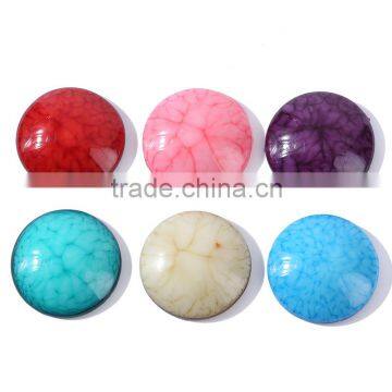 Mixing color Cracked Resin gemstone 100pcs 25x18mm ,Crackle Stone Beads without holes