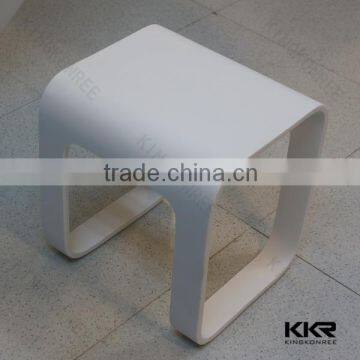 solid surface stool short sitting stool for bathroom