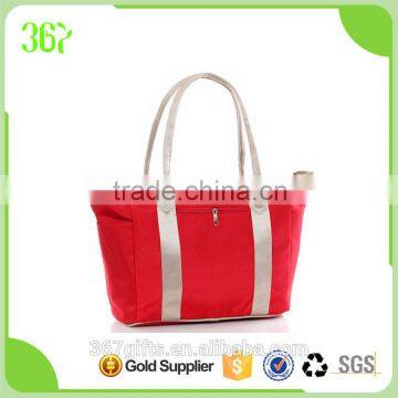 Light Colour Shoulder Strap Tote Baby Handbag with Compartment