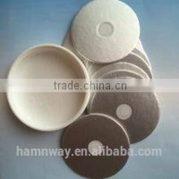 vented seal liner for liquid /water breathable liner composited material