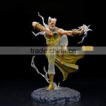 Transparent Polyresin Kungfu Statue Hot Toys Action Figures