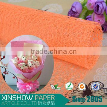 flower wrapping material plastic mesh sheet