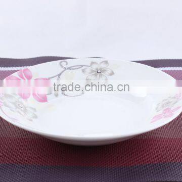 Ceramic Bulk Bone China Soup Plate/porcelain Dinner Set Plate photo-5