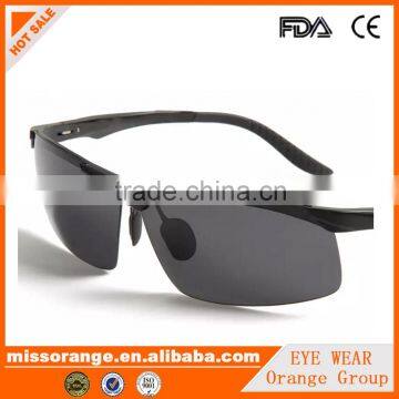 OrangeGroup Reliable Quality Wholesale Deep black Acetate Sunglasses For men sport