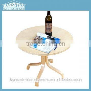 Plywood round tea table end table