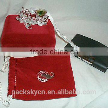 trendy creative velvet gift bag for wedding