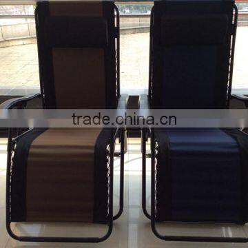 Covered Edge Blue Oxford Fabric Zero Gravity Chair