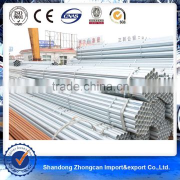 16mm Diameter Hot Dip Galvanized Quality Welded Steel Pipe