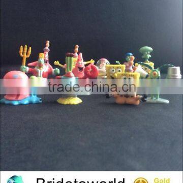 Promotional sponge bob mini miniature toy animals