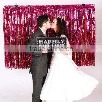 Tinsel Curtain Metallic Foil Fringe Door Curtain Photo Backdrop