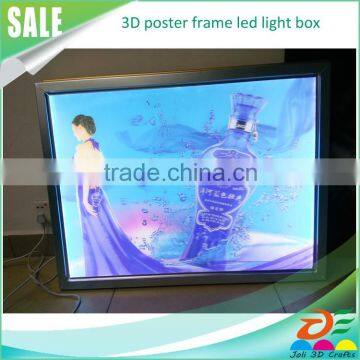 factory outlet large size 3D poster advertising light box