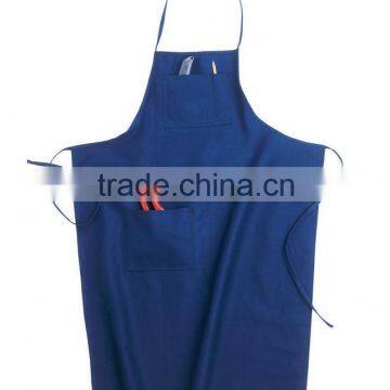 High quality blue cotton work apron for carpenter