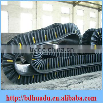 Corrugated Sidewall Conveyor Belt for conveying machine