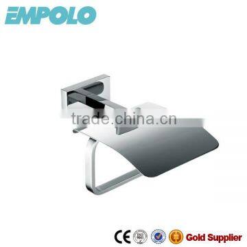 Empolo Paper Holder With Cover Brass Bathroom Accessories Chrome Color 91003