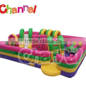 Commercial grade exciting inflatable fun city for kids