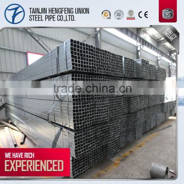 sch 80 pre galvanized square steel tube