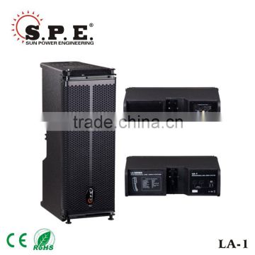 professional mini line array speaker dual 6.5inch 300w LA-1 spe audio