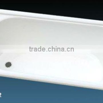 supply high quality cast iron enamel build-in bathtub