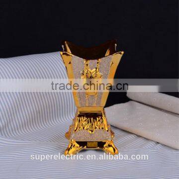 Factory Price Customized Metal Electric Incense Burner, Saudi Arabia Metal Mini Incense Electric Burner