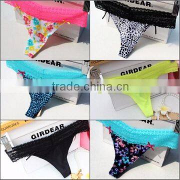 Sexy lingerie women panties lace thong