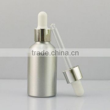 30ml aluminum bottle with aluminum cap for e liquid/cosmetic packaging