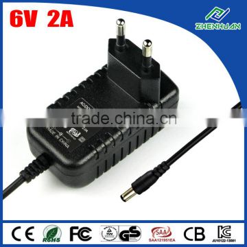 adsl ethernet adapter 6v 2a switch power supply made in china