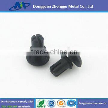 Plastic push snap rivets