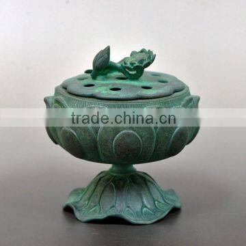 Original and High quality japanese buddhist Lotus Incense burner with Accurate made in Japan