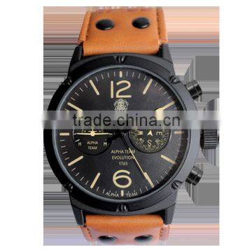 Calgary Watches Alpha Team Evolution GP Racingcollection Brown and Black