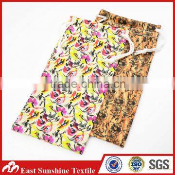 Colorful Pattern Printed Microfiber Glasses Soft Pouch