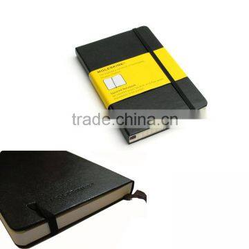 Customized Embossing PU leather Cover Bound Squared Notebook (BLY5-1027PP)