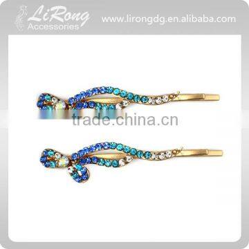 6CM Bobby Pin with Luxurious Crystal