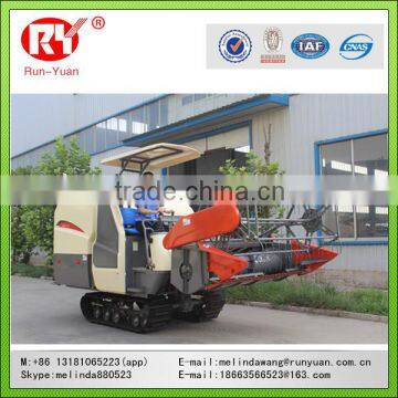 wet paddy field used rice combine harvester 4LZ-2.3 big grain tank